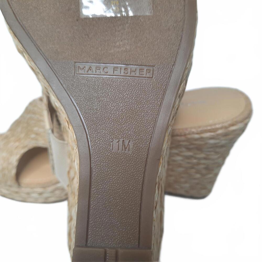 NWOT Marc Fisher Women's Wedge Sandals Size 11M - Picture 5 of 5